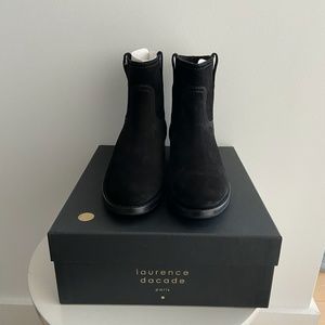 NIB Laurence Dacade Rindy Black Suede Boots EUR 39